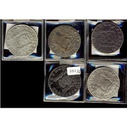 Mexico Silver 8 Reales KM#104,2 1755Mo MM VF2