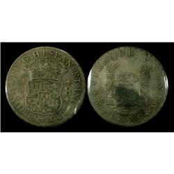 Mexico Silver 8 Reales KM#104.2  1755Mo Ferdi