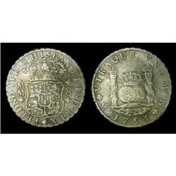 Mexico Silver 8 Reales KM#104,2 1755Mo MM VF3