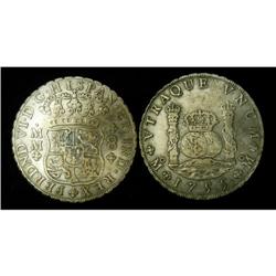 Mexico Silver 8 Reales KM#104,2 1755Mo MM EF4