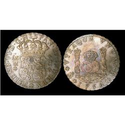 Mexico Silver 8 Reales KM#104,2 1756Mo MM VF3