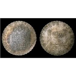 Mexico Silver 8 Reales KM#104,2 1756Mo MM VF3