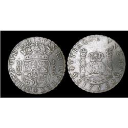 Mexico Silver 8 Reales KM#104,2 1756Mo MM EF4