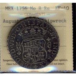 Mexico Silver 8 Reales KM#104.2  1756Mo Ferdi