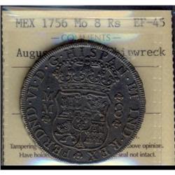 Mexico Silver 8 Reales KM#104.2  1756Mo Ferdi