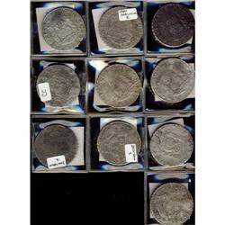 Mexico Silver 8 Reales (Mo). Lot of 10 pcs in