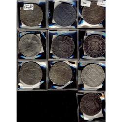 Mexico Silver 8 Reales (Mo). Lot fo 10 pcs in