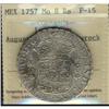 Mexico Silver 8 Reales KM#104.2 1757Mo 1st Cr