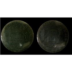 Mexico Silver 8 Reales KM#104.2 1757Mo 1st Cr