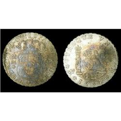 Mexico Silver 8 Reales KM#104,2 1757Mo MM Cro