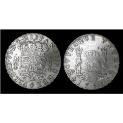 Mexico Silver 8 Reales KM#104,2 1757Mo MM Cro