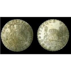 Mexico Silver 8 Reales KM#104,2 1757Mo MM Cro