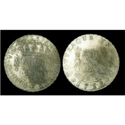 Mexico Silver 8 Reales KM#104,2 1757Mo MM Cro