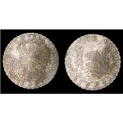 Mexico Silver 8 Reales KM#104,2 1757Mo MM Cro