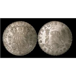 Mexico Silver 8 Reales KM#104,2 1757Mo MM Cro