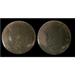 Mexico Silver 8 Reales KM#104.2 1757Mo 1st Cr