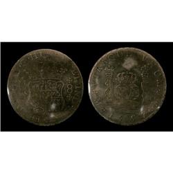 Mexico Silver 8 Reales KM#104.2 1757Mo 2nd cr