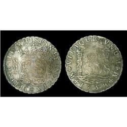 Mexico Silver 8 Reales KM#104,2 1758Mo MM.  D