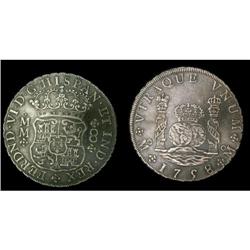 Mexico Silver 8 Reales KM#104,2 1758Mo MM VF3