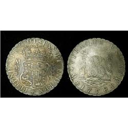Mexico Silver 8 Reales KM#104,2 1758Mo MM VF3