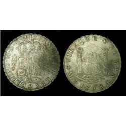 Mexico Silver 8 Reales KM#104,2 1758Mo MM VF3