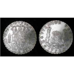 Mexico Silver 8 Reales KM#104,2 1758Mo MM EF4