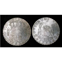 Mexico Silver 8 Reales KM#104,2 1758Mo MM EF4