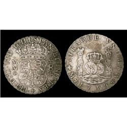 Mexico Silver 8 Reales KM#104,2 1759Mo MM VF3