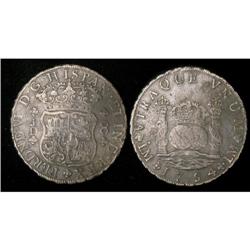 Peru Silver 8 Reales KM#55,1 1754LM JD VF30©.