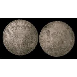 Peru Silver 8 Reales KM#55,1 1754LM JD VF30©.