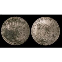 Peru Silver 8 Reales KM#55,1 1754LM JD EF40©.