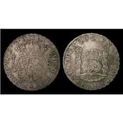 Peru Silver 8 Reales KM#55,1 1755JM VF20(b)