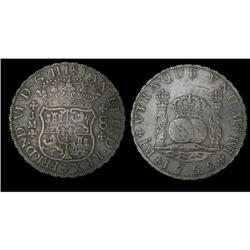 Peru Silver 8 Reales KM#55,1 1755JM.  Hint of