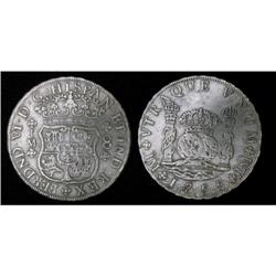 Peru Silver 8 Reales KM#55,11755JM EF40(b)
