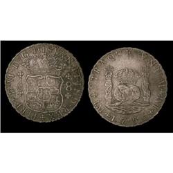 Peru Silver 8 Reales KM#55,1 1756JM.  Strong
