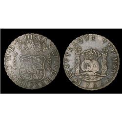 Peru Silver 8 Reales KM#55,1 1756JM VF30(b)