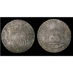 Peru Silver 8 Reales KM#55,1 1757JM VF30©