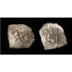 Bolivia Silver 8 Reales Cob.KM#40 1748.  The