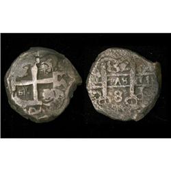 Bolivia Silver 8 Reales Cob.KM#40  1753P ?.