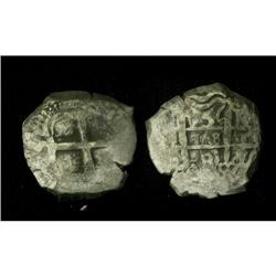 Bolivia Silver 8 Reales Cob.KM#40 1754P q.  S