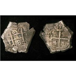 Bolivia Silver 8 Reales Cob.KM#40 1752.  Appe