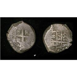 Bolivia Silver 8 Reales Cob.KM#40 1755P q.  F