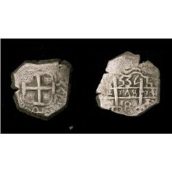 Bolivia Silver 8 Reales Cob.KM#40 1755P q.  A