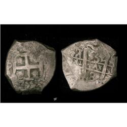 Bolivia Silver 8 Reales Cob.KM#40 1755P q.  F