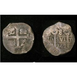 Peru Silver 8 Reales Cob.KM#  1742L ?. Shows