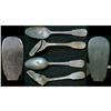 Image 1 : Silver spoons (2), one in surprisingly good c