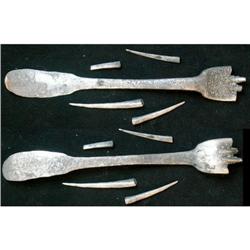 Silver Fork almost complete and visible.  Tee