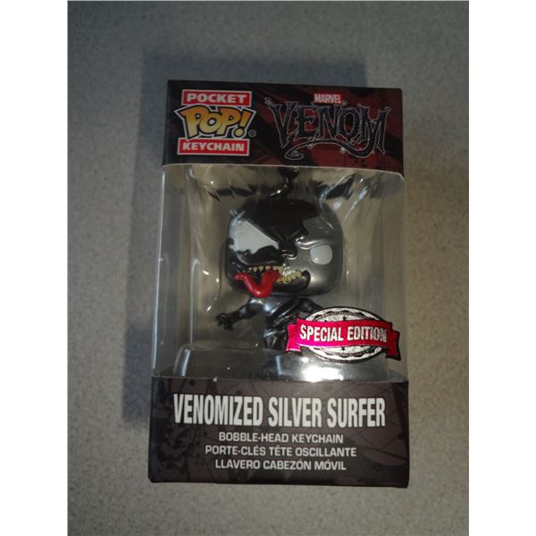 Venomized Silver Surfer Keychain