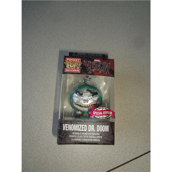 Venomized Doctor Doom Keychain
