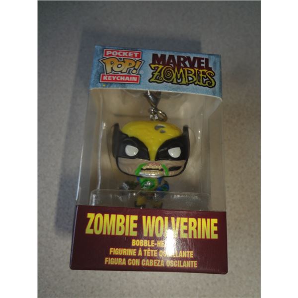 Zombie Wolverine Keychain